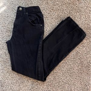 MENS BLACK STRAIGHT JEANS